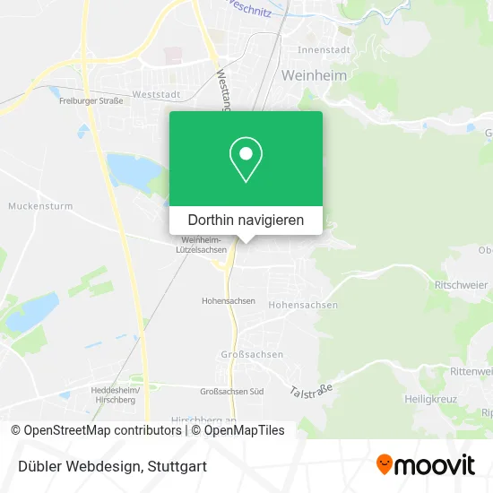 Dübler Webdesign Karte
