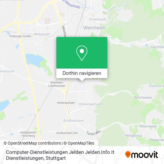 Computer-Dienstleistungen Jelden Jelden.Info It Dienstleistungen Karte