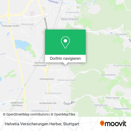 Helvetia Versicherungen Herber Karte