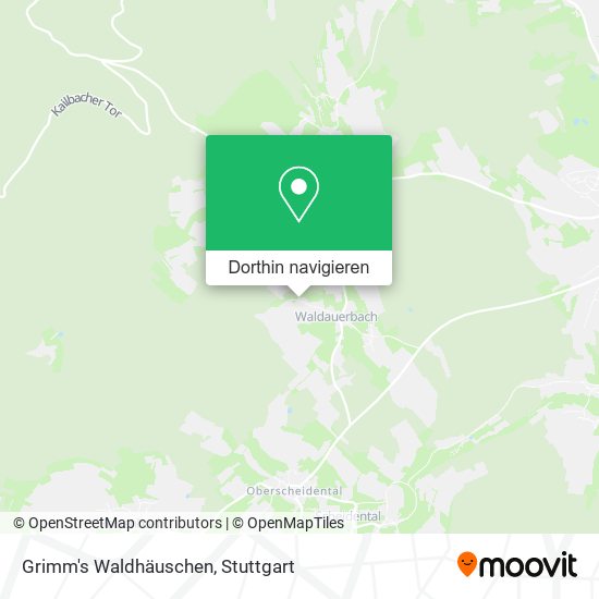 Grimm's Waldhäuschen Karte