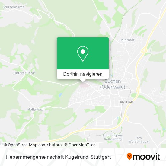 Hebammengemeinschaft Kugelrund Karte