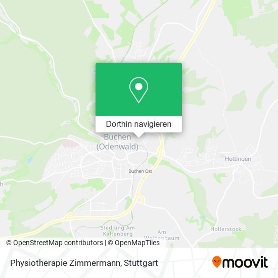 Physiotherapie Zimmermann Karte