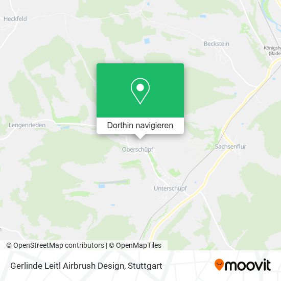 Gerlinde Leitl Airbrush Design Karte