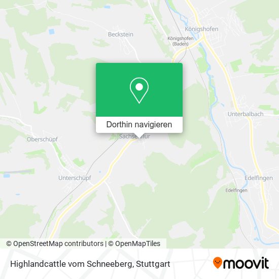 Highlandcattle vom Schneeberg Karte