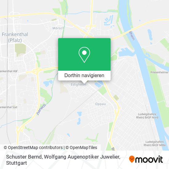 Schuster Bernd, Wolfgang Augenoptiker Juwelier Karte
