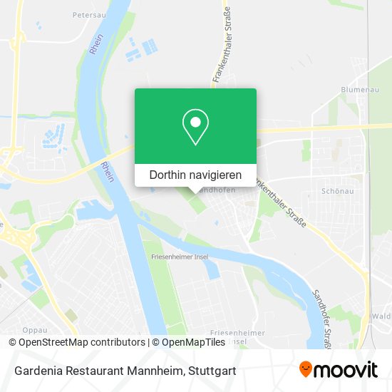 Gardenia Restaurant Mannheim Karte