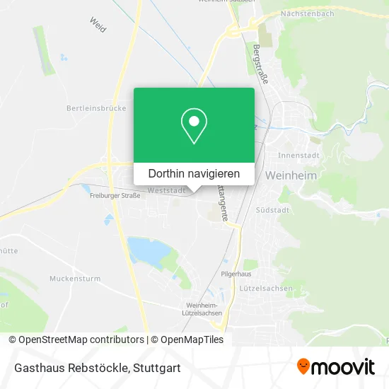Gasthaus Rebstöckle Karte