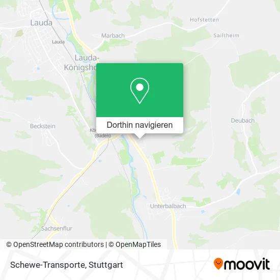 Schewe-Transporte Karte