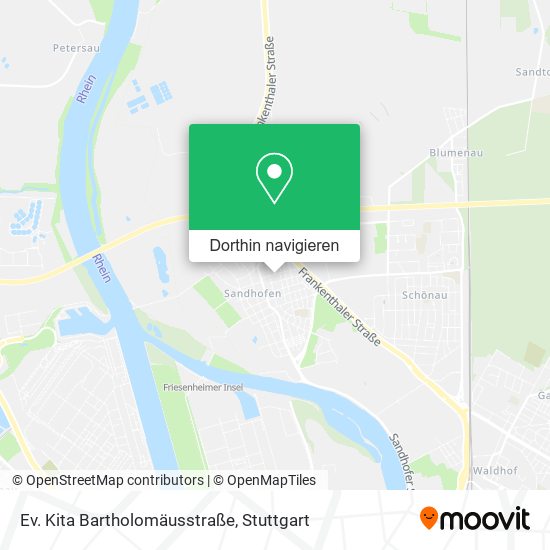 Ev. Kita Bartholomäusstraße Karte