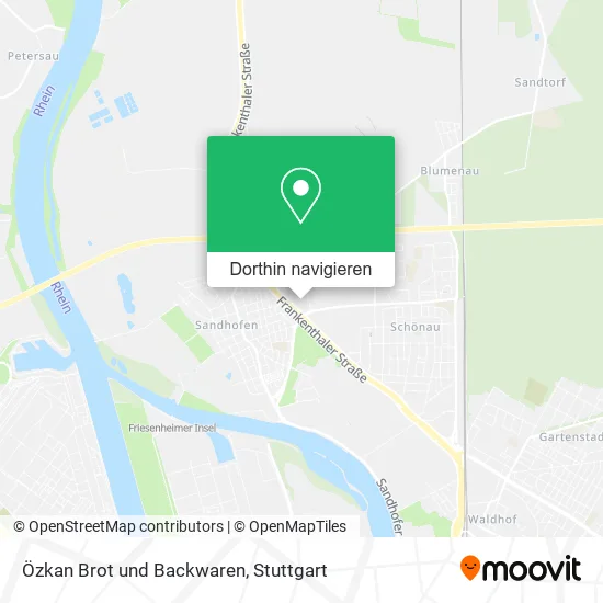 Özkan Brot und Backwaren Karte