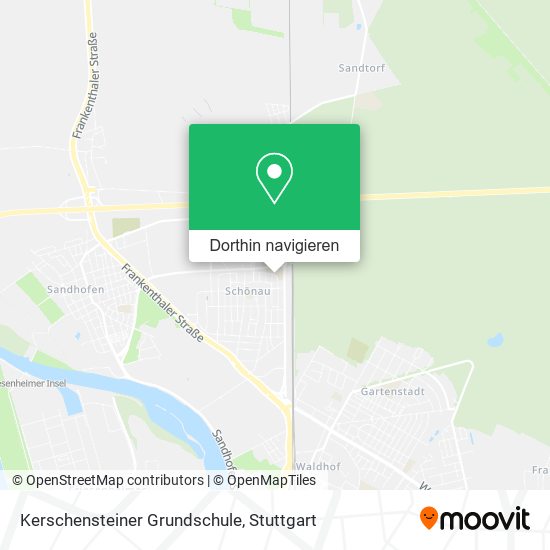 Kerschensteiner Grundschule Karte