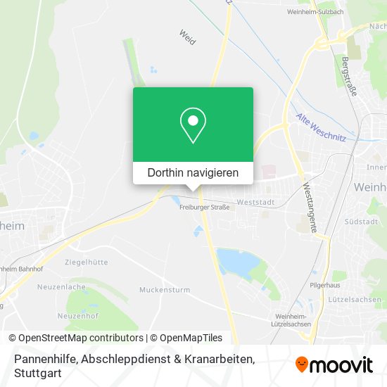 Pannenhilfe, Abschleppdienst & Kranarbeiten Karte