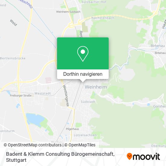 Badent & Klemm Consulting Bürogemeinschaft Karte