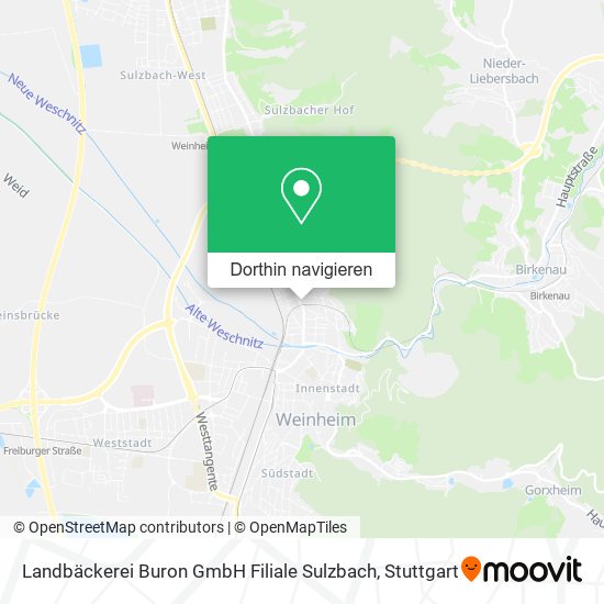 Landbäckerei Buron GmbH Filiale Sulzbach Karte