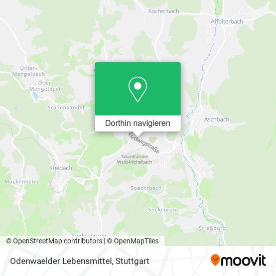Odenwaelder Lebensmittel Karte
