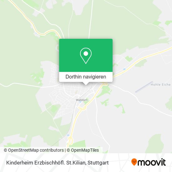 Kinderheim Erzbischhöfl. St.Kilian Karte