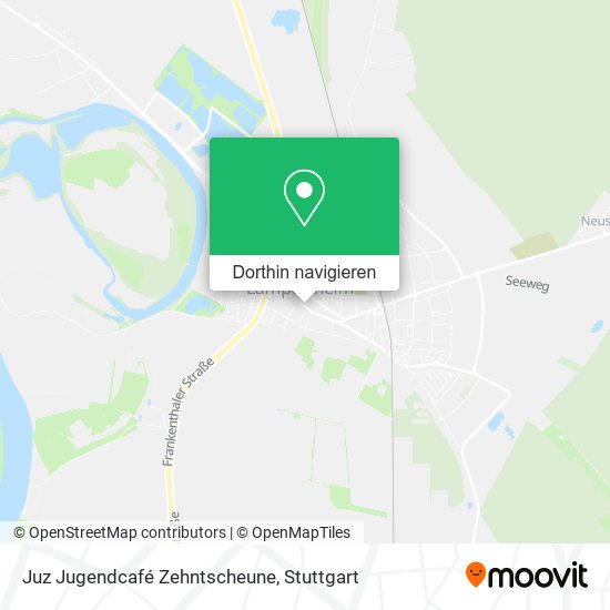 Juz Jugendcafé Zehntscheune Karte