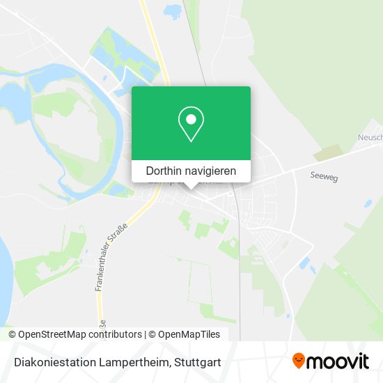 Diakoniestation Lampertheim Karte