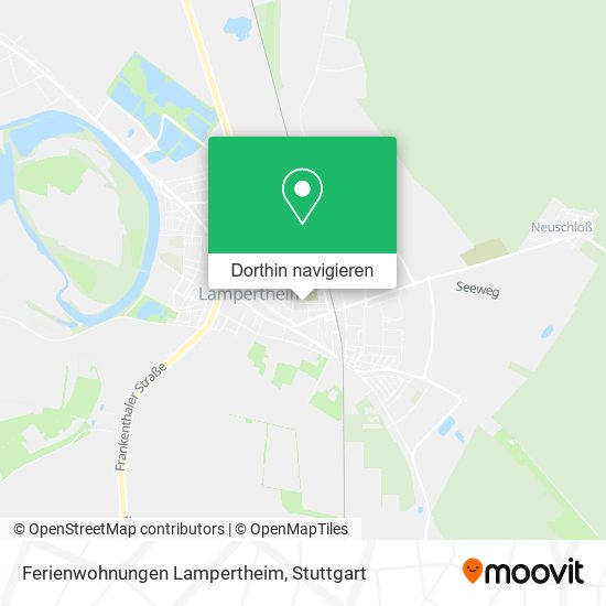 Ferienwohnungen Lampertheim Karte