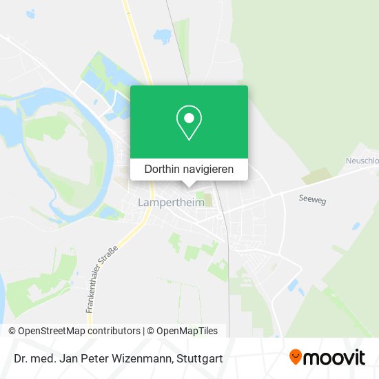 Dr. med. Jan Peter Wizenmann Karte