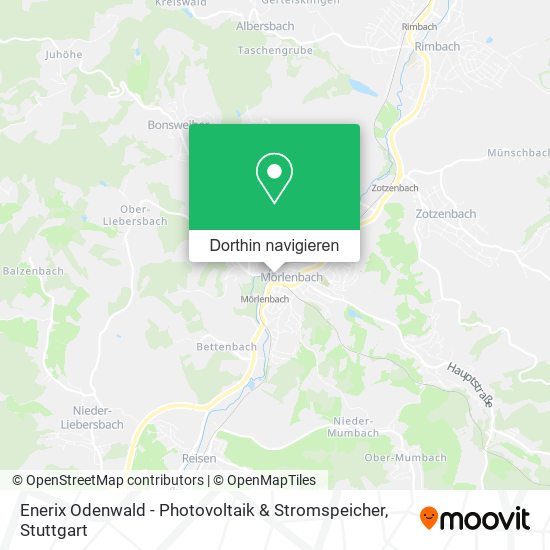 Enerix Odenwald - Photovoltaik & Stromspeicher Karte