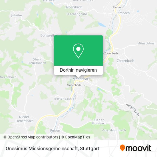Onesimus Missionsgemeinschaft Karte