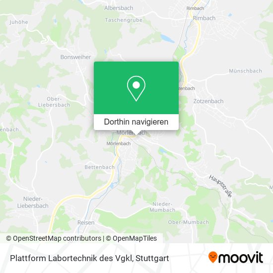 Plattform Labortechnik des Vgkl Karte