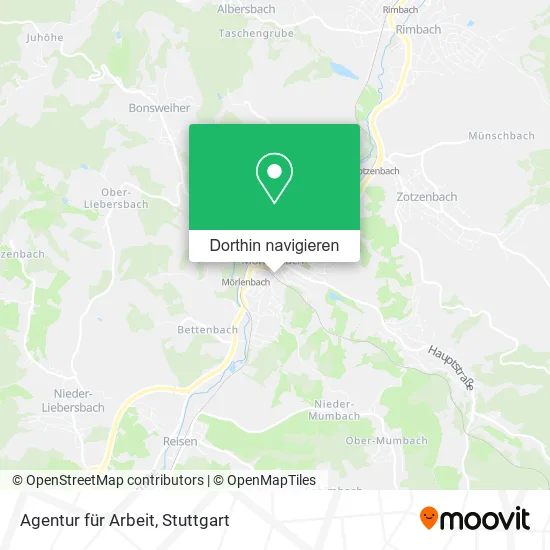 Agentur für Arbeit Karte