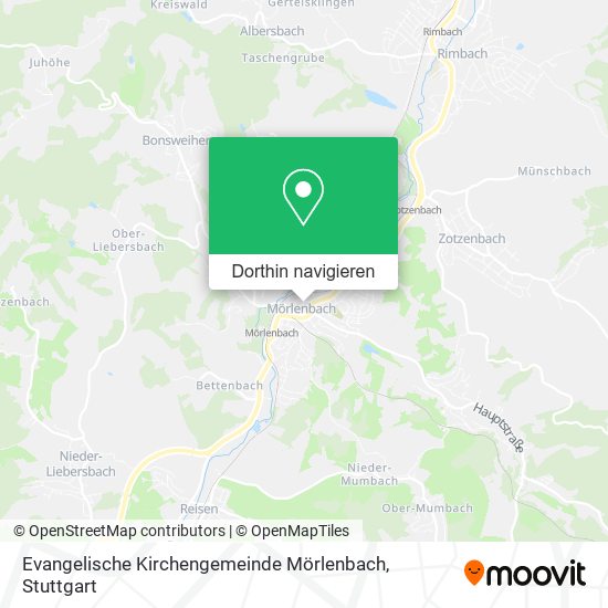 Evangelische Kirchengemeinde Mörlenbach Karte