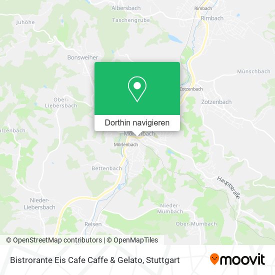Bistrorante Eis Cafe Caffe & Gelato Karte