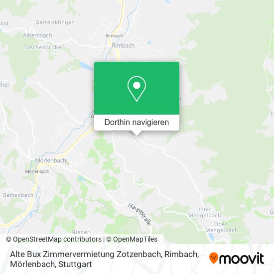 Alte Bux Zimmervermietung Zotzenbach, Rimbach, Mörlenbach Karte