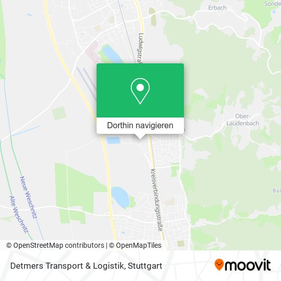 Detmers Transport & Logistik Karte