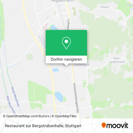 Restaurant zur Bergstrabenhalle Karte