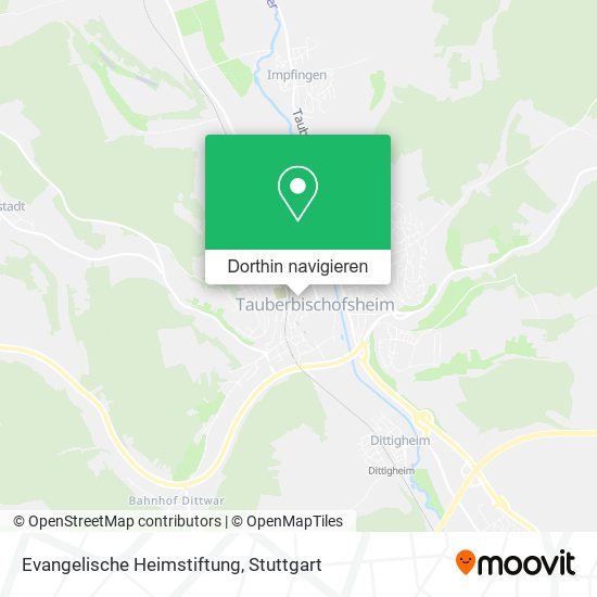 Evangelische Heimstiftung Karte