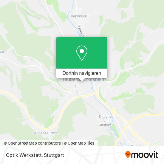 Optik Werkstatt Karte