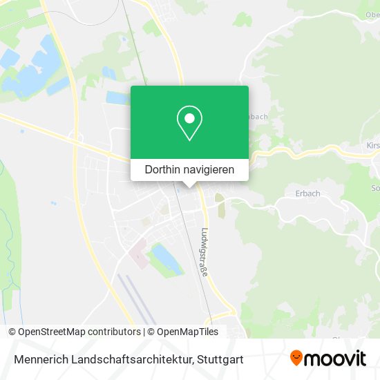 Mennerich Landschaftsarchitektur Karte