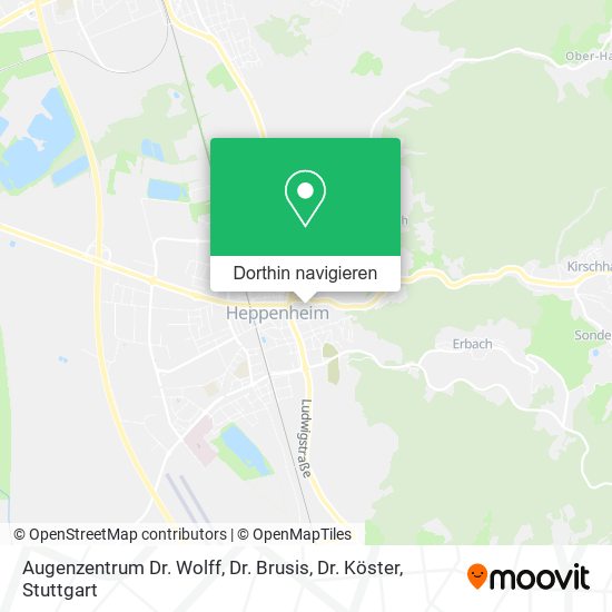 Augenzentrum Dr. Wolff, Dr. Brusis, Dr. Köster Karte