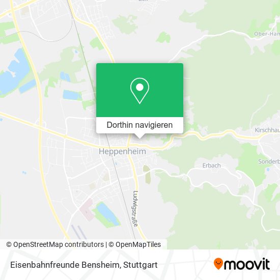 Eisenbahnfreunde Bensheim Karte