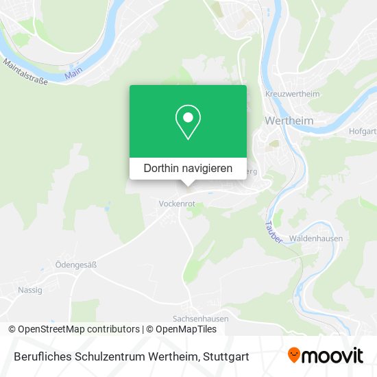 Berufliches Schulzentrum Wertheim Karte