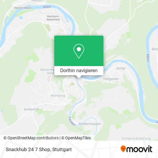 Snackhub 24 7 Shop Karte