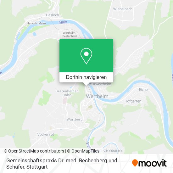 Gemeinschaftspraxis Dr. med. Rechenberg und Schäfer Karte