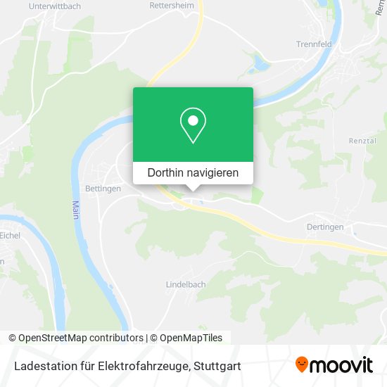 Ladestation für Elektrofahrzeuge Karte