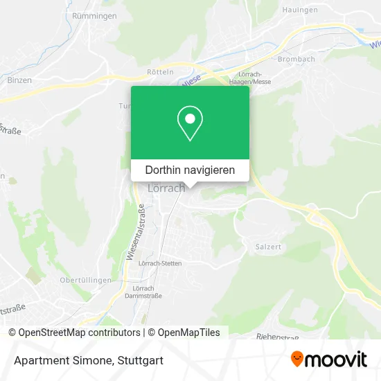 Apartment Simone Karte