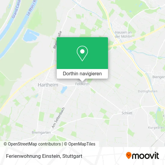 Ferienwohnung Einstein Karte