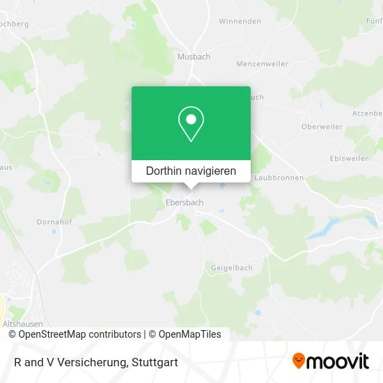 R and V Versicherung Karte