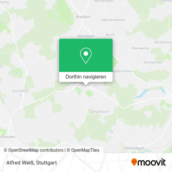 Alfred Weiß Karte