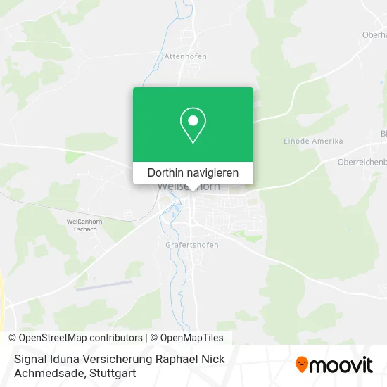 Signal Iduna Versicherung Raphael Nick Achmedsade Karte