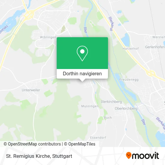 St. Remigius Kirche Karte