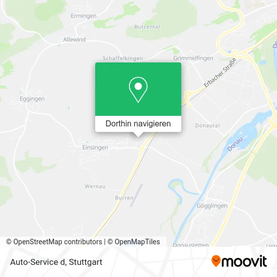 Auto-Service d Karte