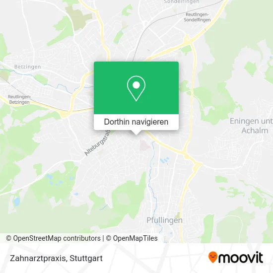 Zahnarztpraxis Karte